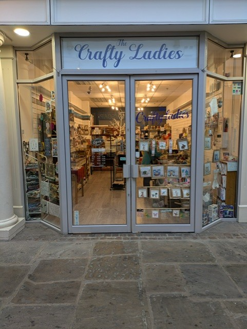 The Crafty Ladies shopfront at Unit 24